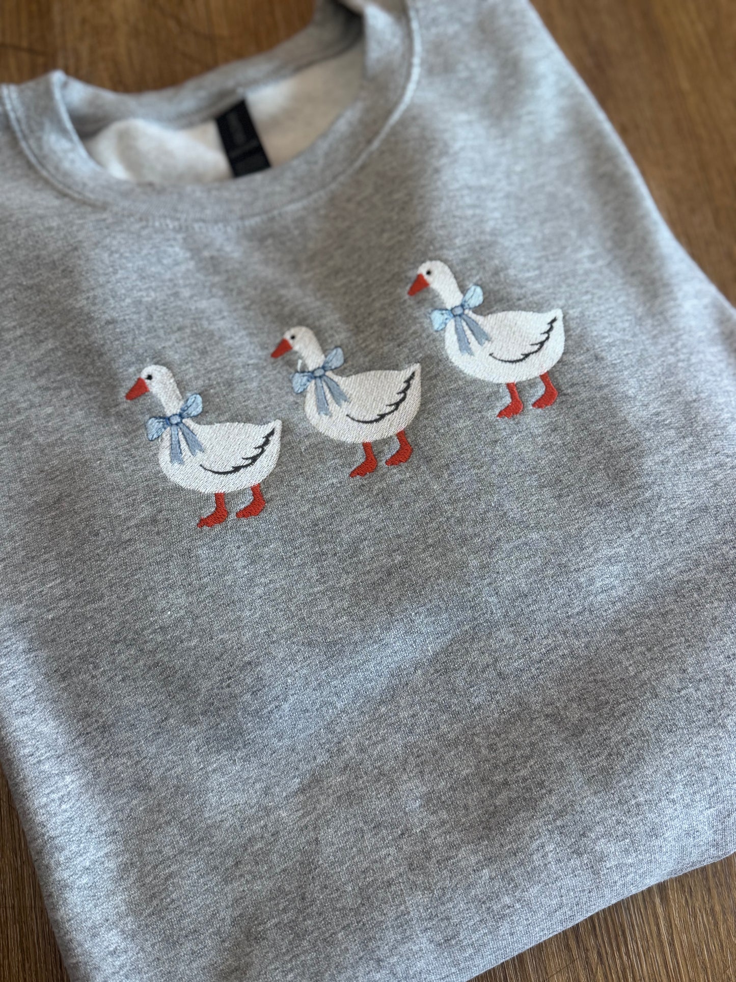 Embroidered 90’s geese