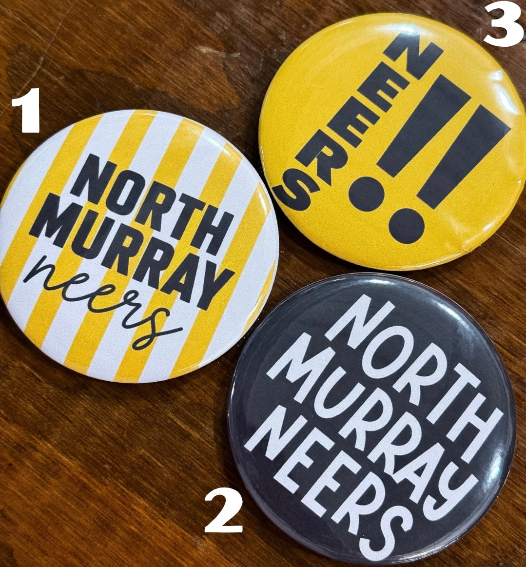 North Murray Game Day Buttons
