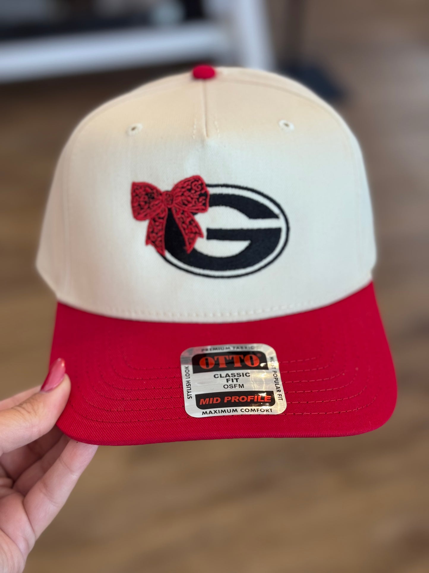 GA bow embroidered