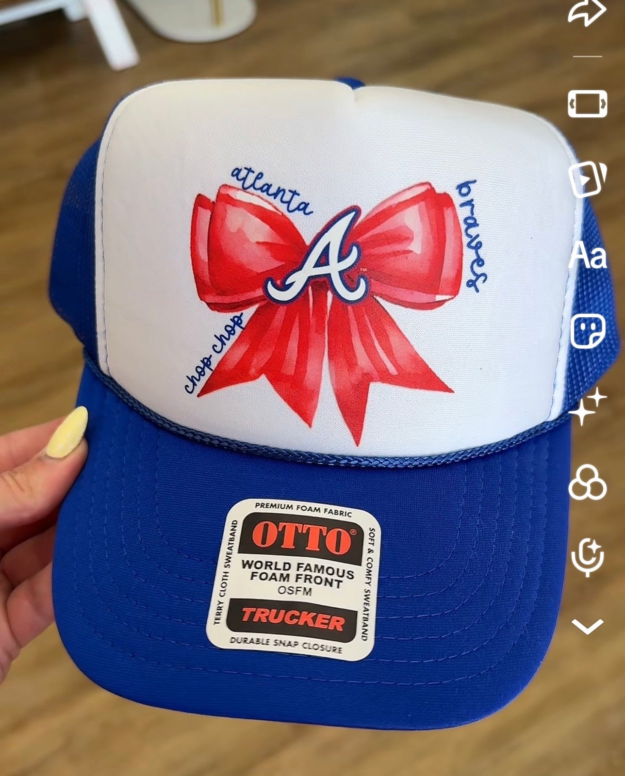 Braves Bow Hat