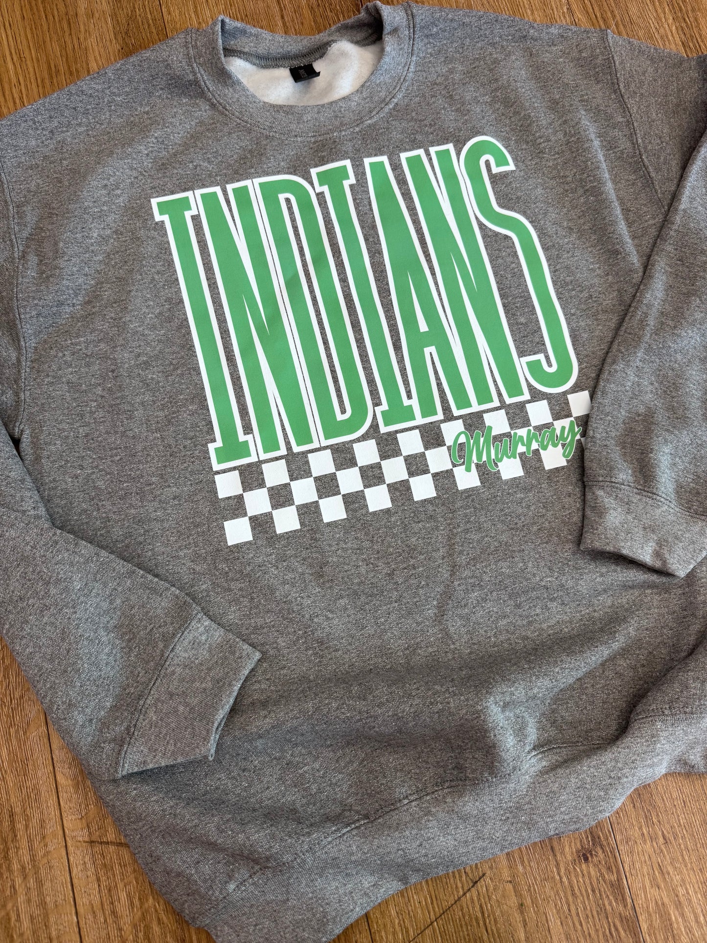 Checkered Indians Crewneck