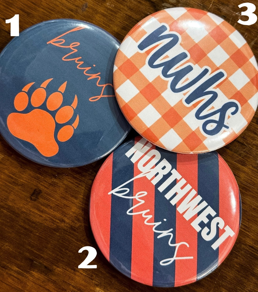 Northwest Game Day Buttons