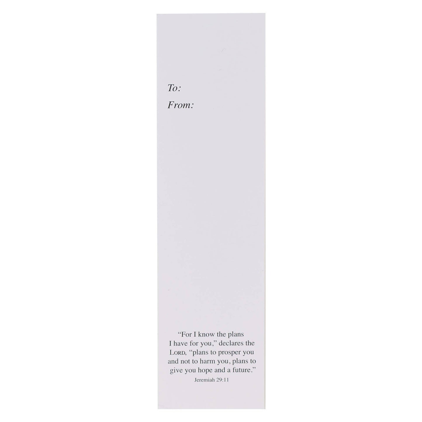 Bookmark Pack Tan I Know the Plans Jer. 29:11