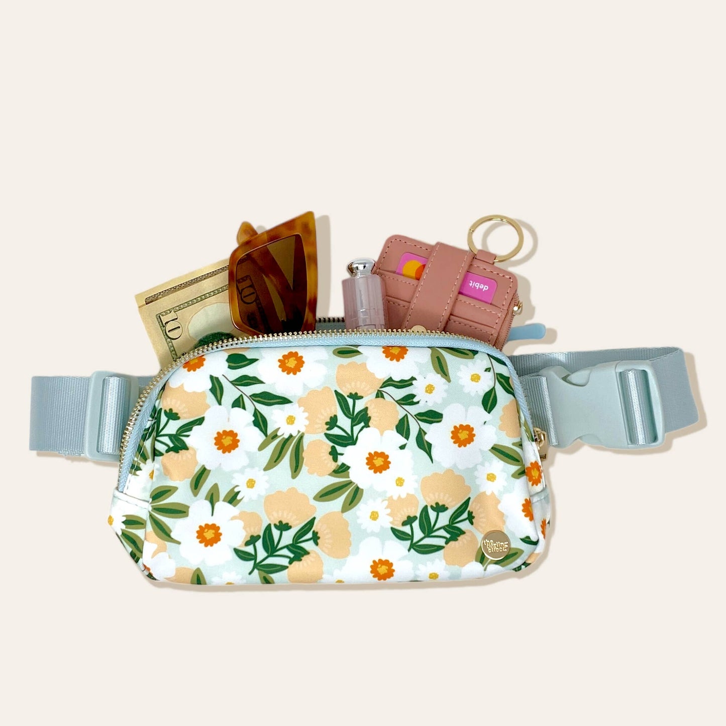 All You Need Belt Bag + Wallet - Flower Talk Print