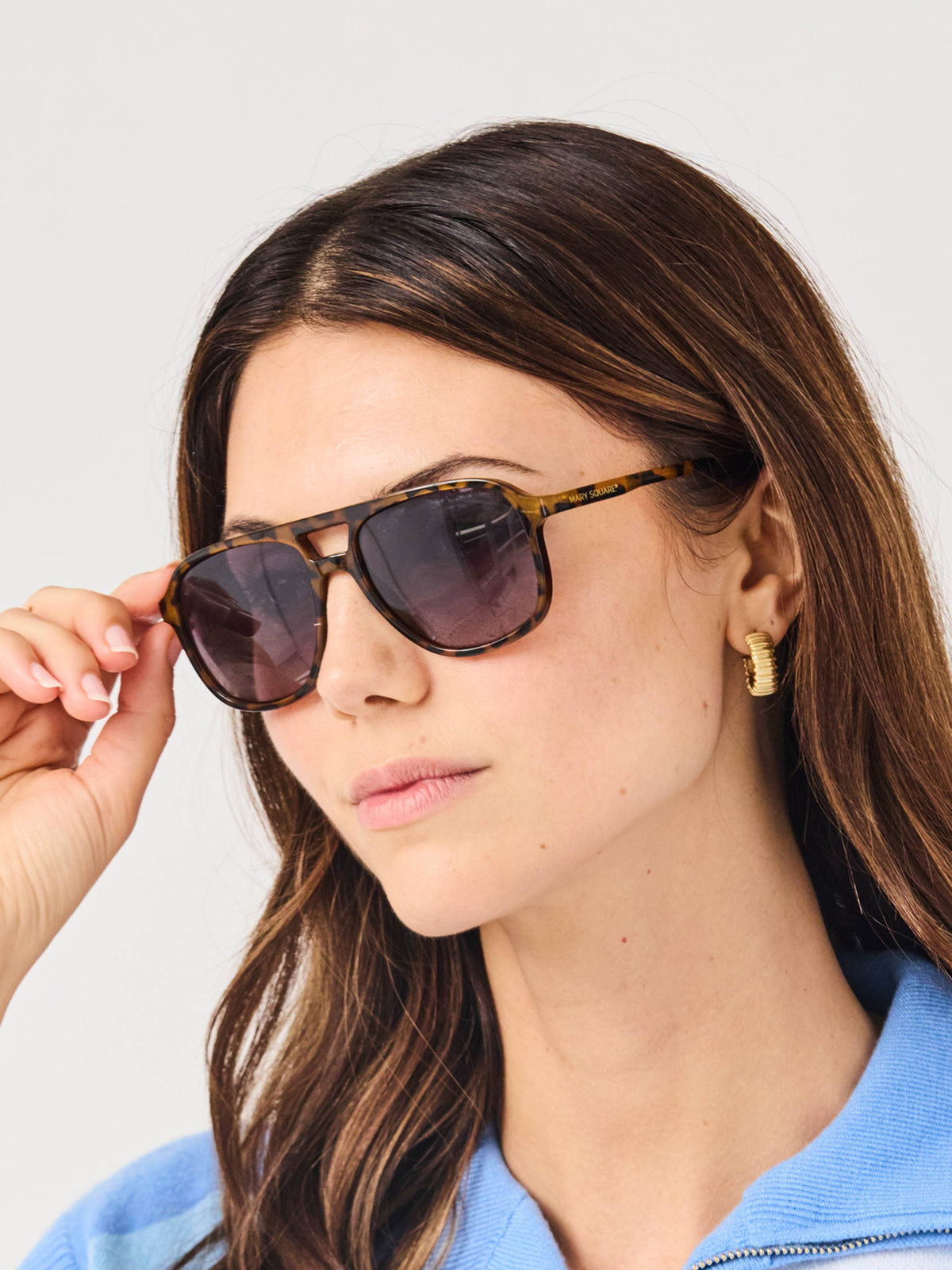 Morgan Polarized Sunglasses | Brown Tortoise