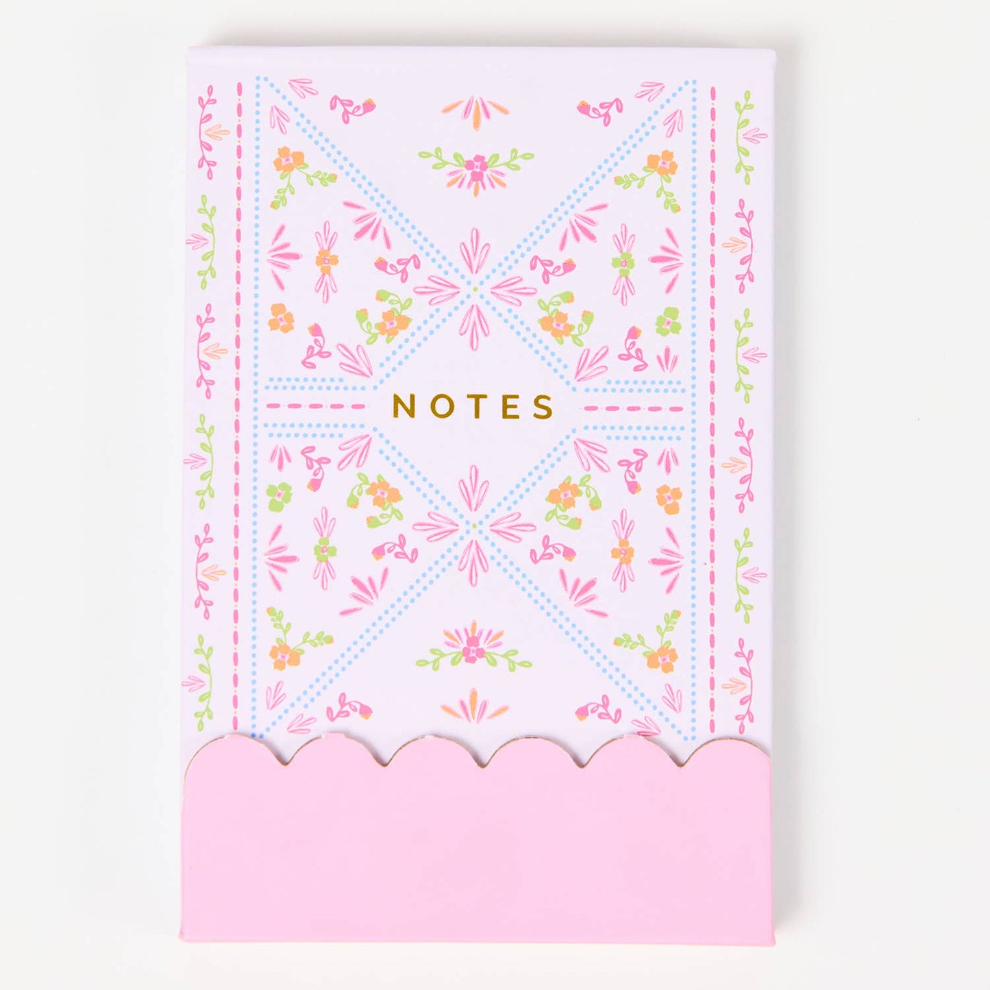 Flip Notepad Floral Stitch
