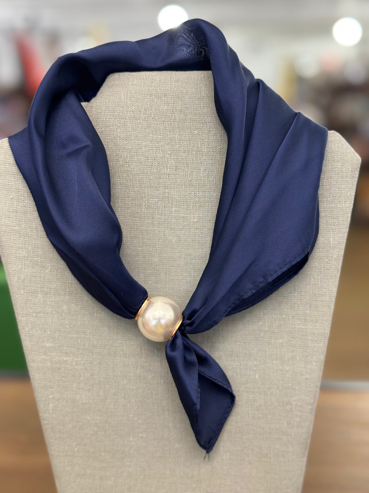 Navy Scarf