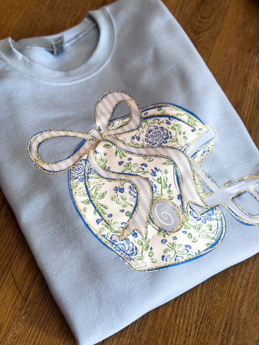 Coquette Football Crewneck