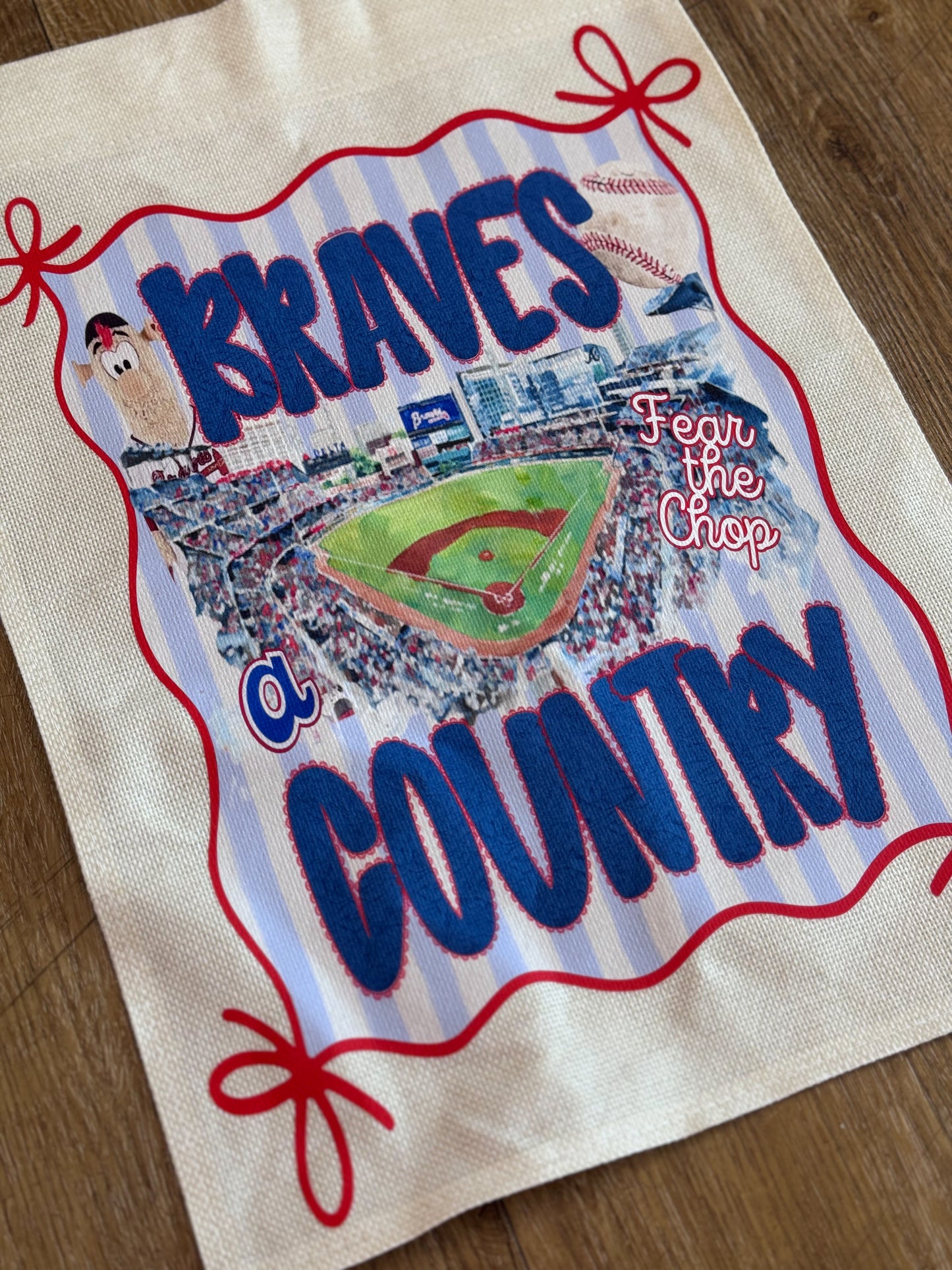 Braves Country Garden Flag