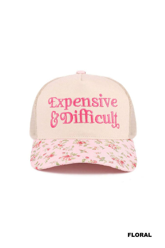 Expensive And Difficult Floral Hat