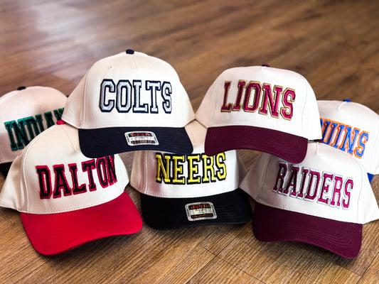 Embroidered Mascot Cap