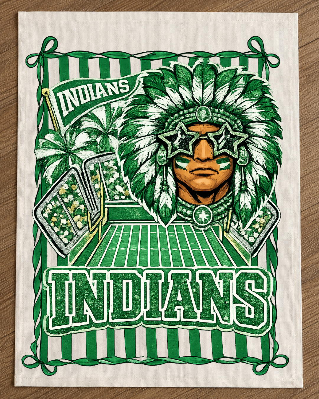 Indians Garden Flag