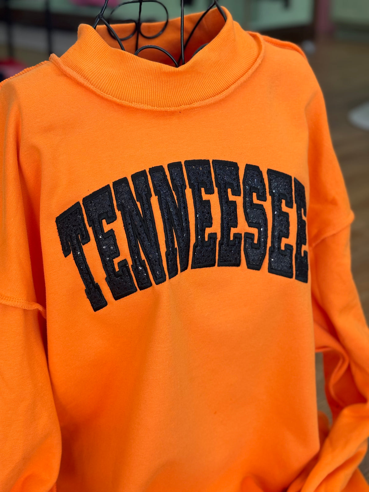 Tennessee Embroidered Mock-Neck