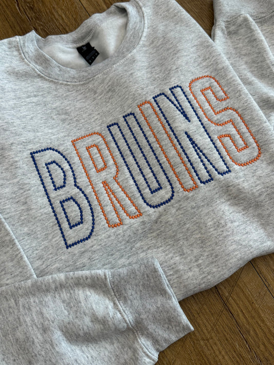 Bruins Embroidered Dot Mascot