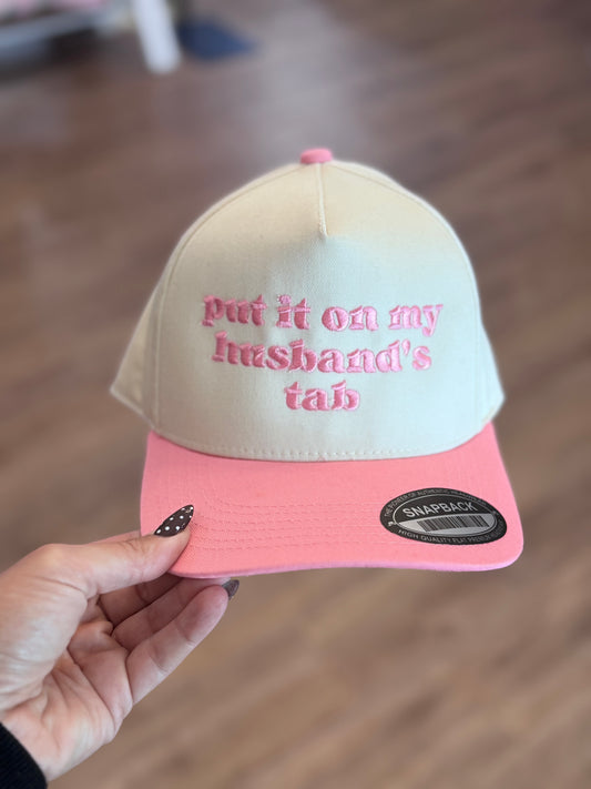 Put It On My Husbands Tab: Pink