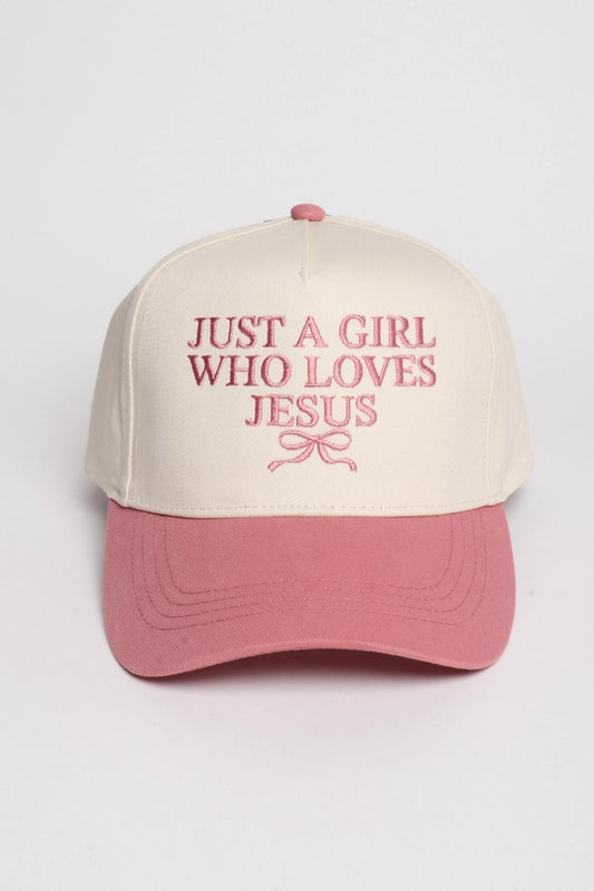 Just A Girl Who Loves Jesus Mauve