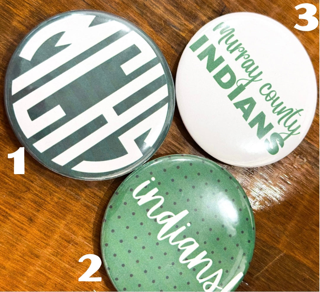 Indians Game Day Buttons