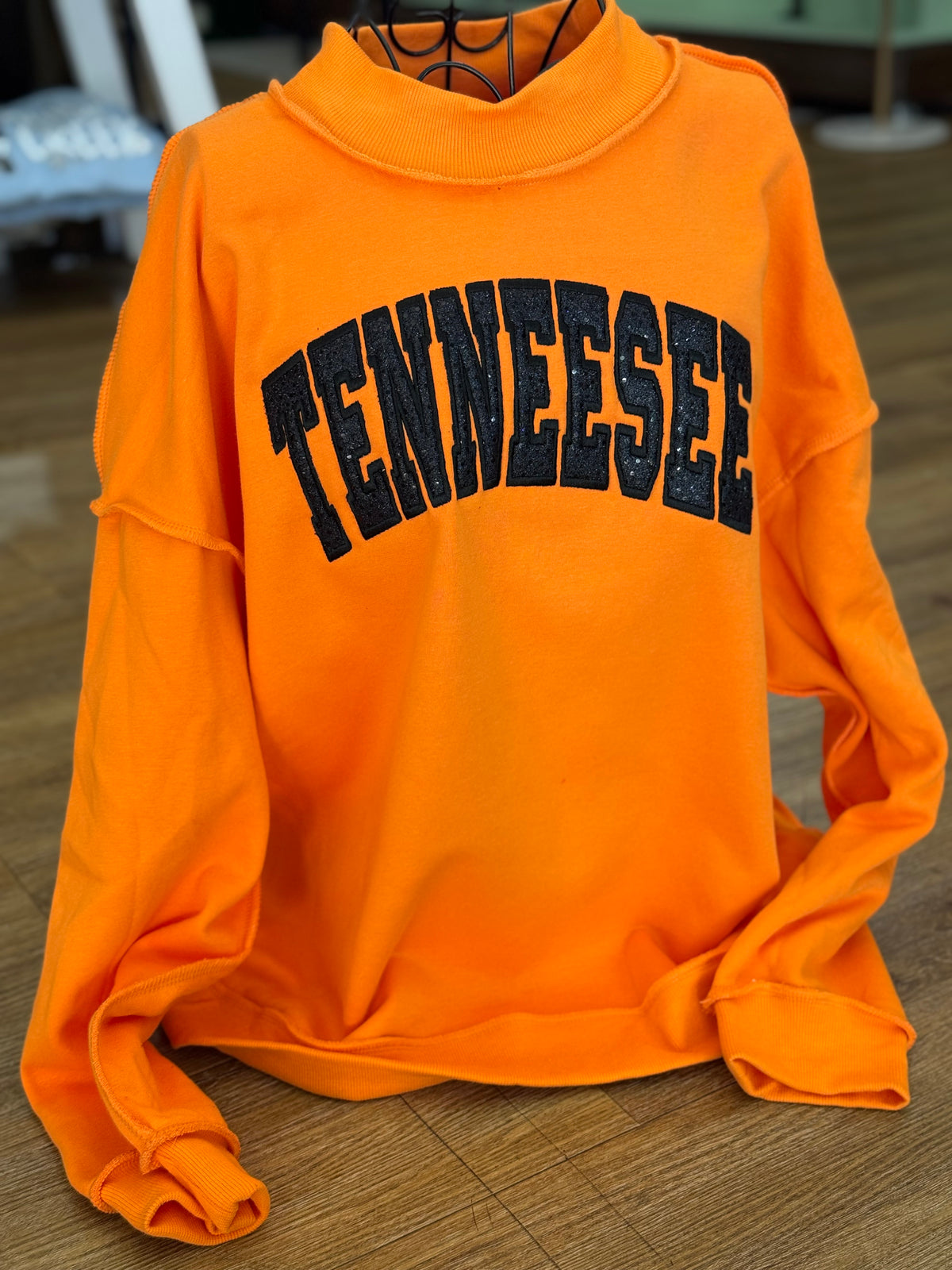 Tennessee Embroidered Mock-Neck