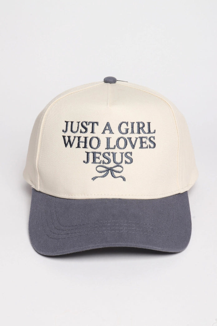 Just A Girl Who Loves Jesus Grey