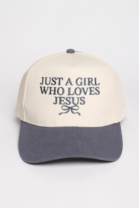 Just A Girl Who Loves Jesus Grey