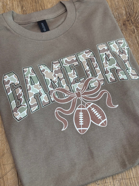 Coquette and Camo Football