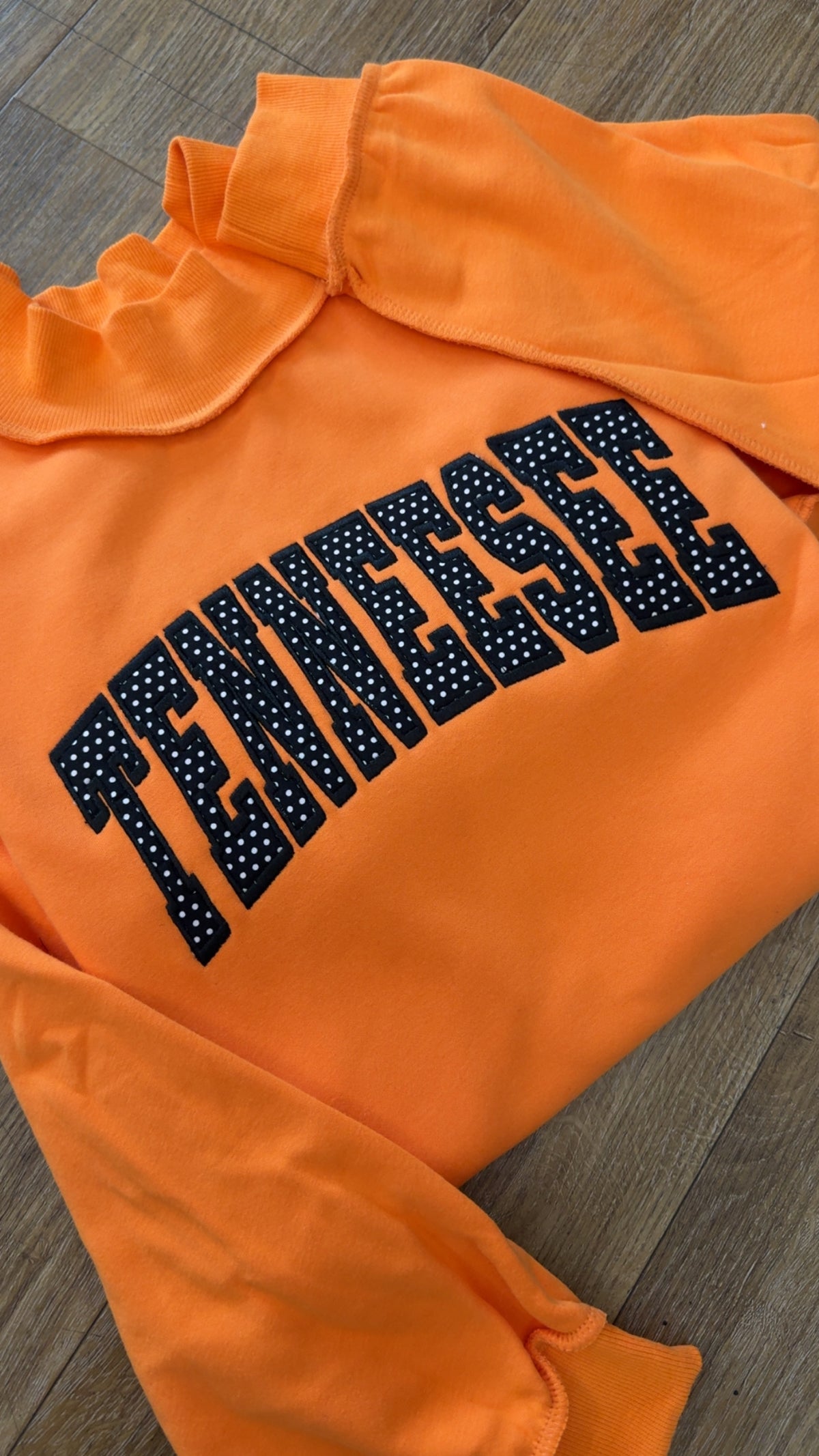 Tennessee Embroidered Mockneck - Polka Dot