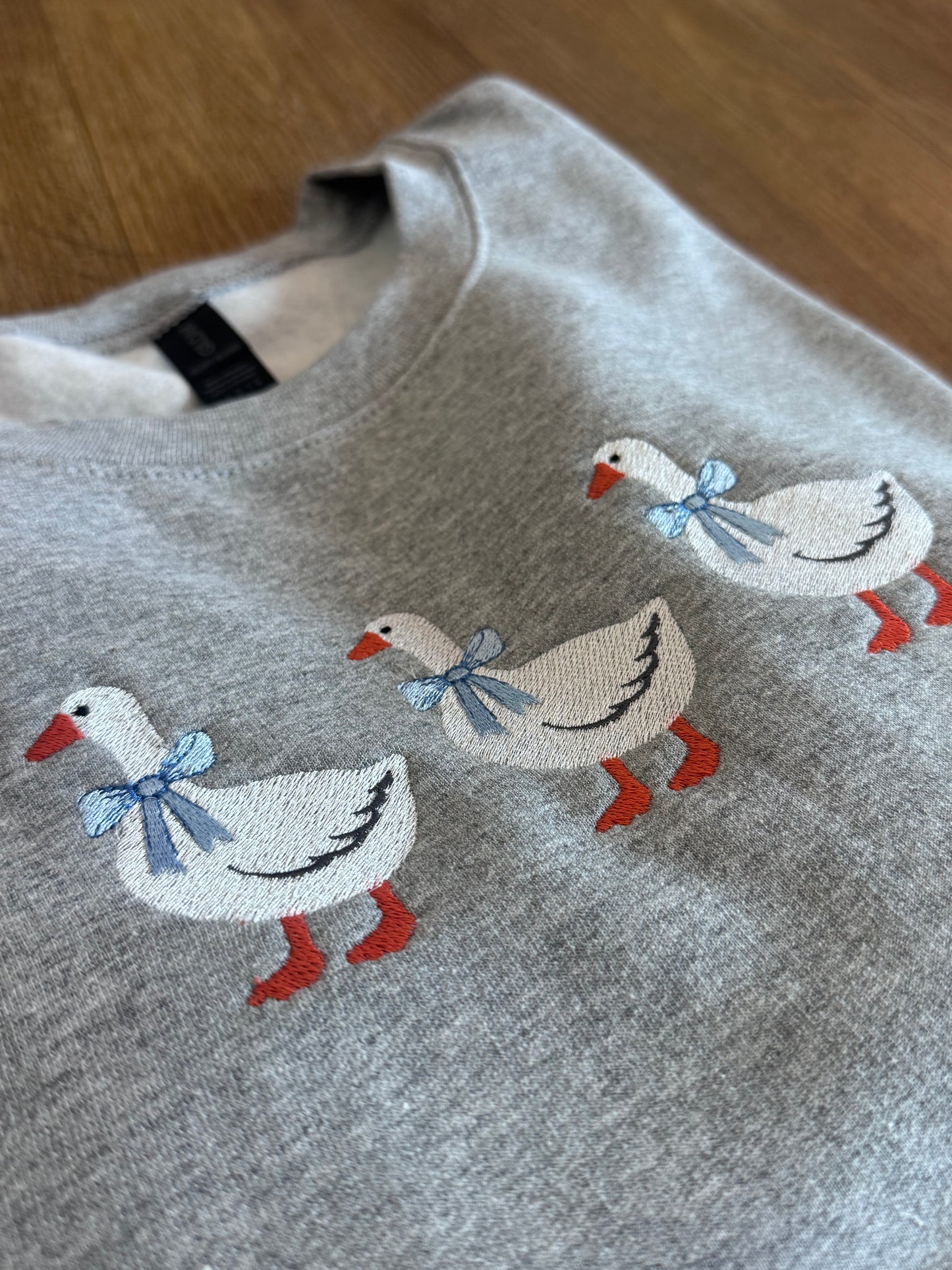 Embroidered 90’s geese