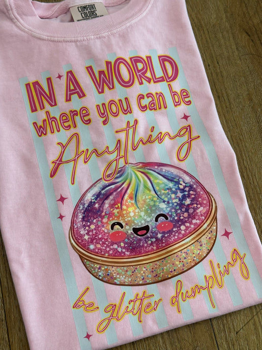Pink Glitter Dumplin