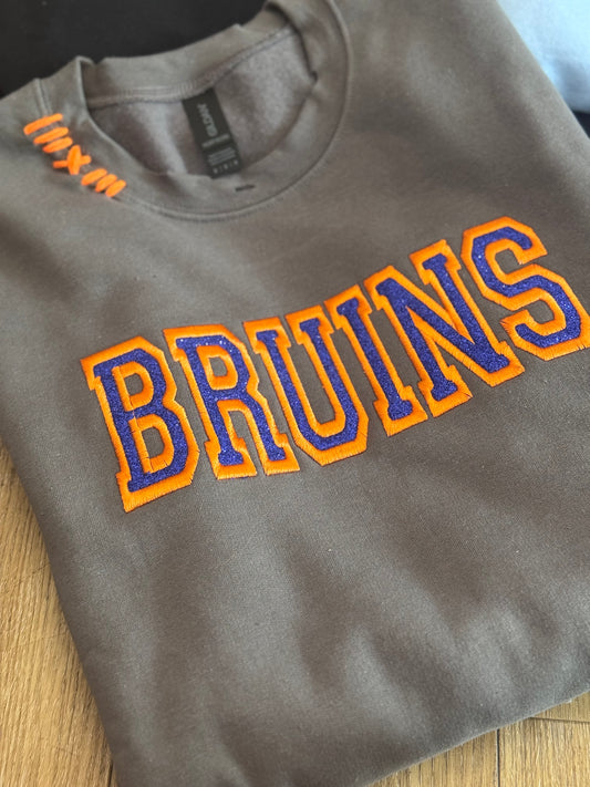 Bruins Embroidered Crewneck