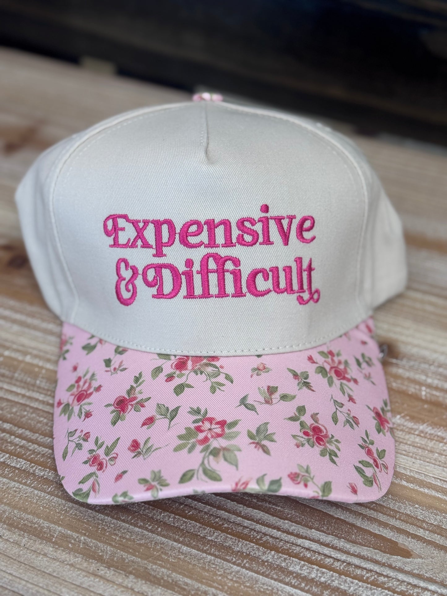 Expensive And Difficult Floral Hat