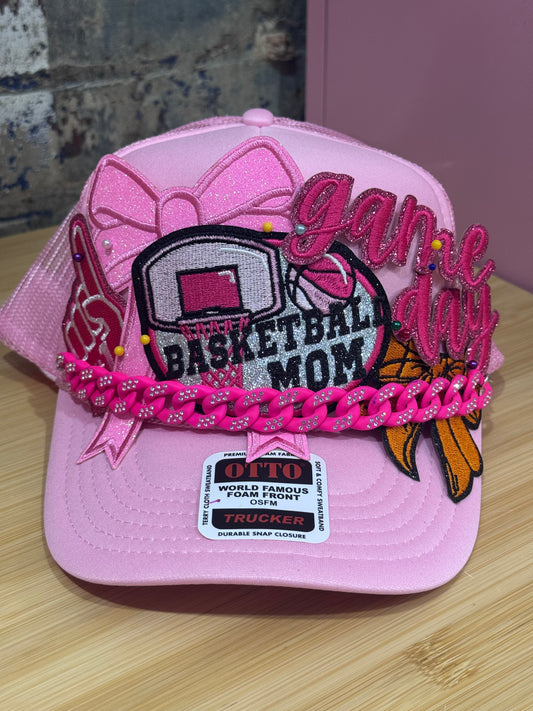 Pink Basketball Mom