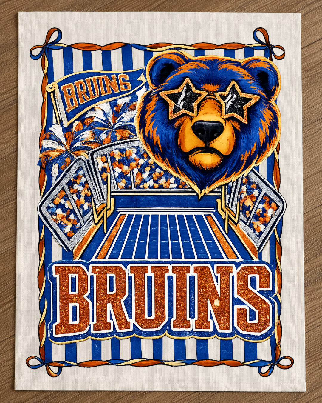 Bruins Garden Flag