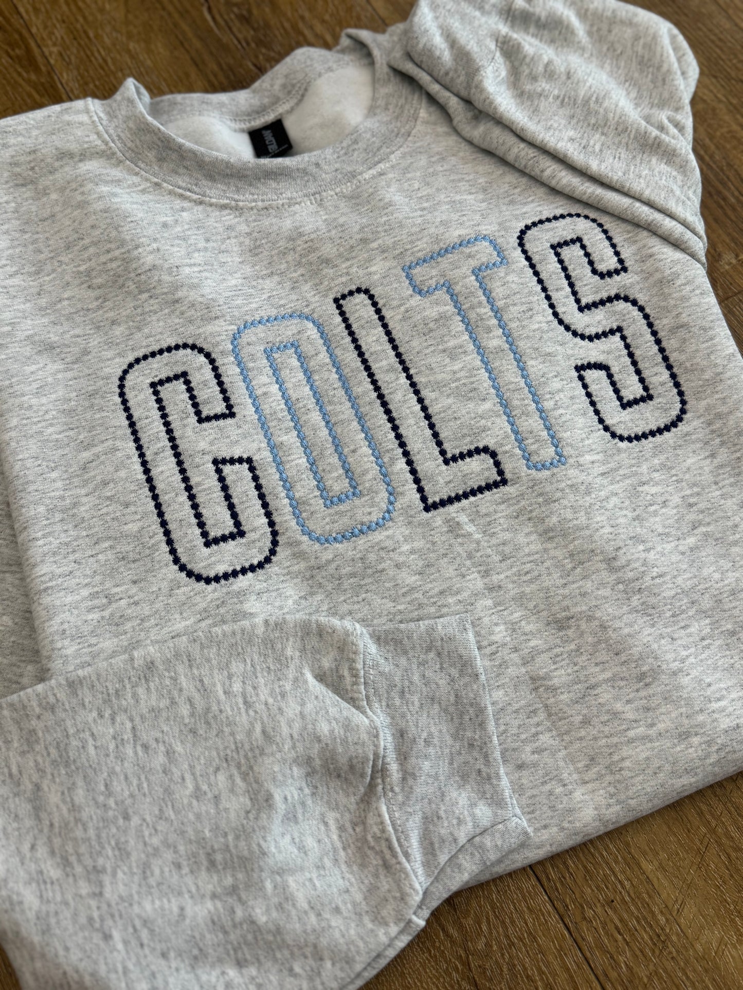 Colts Embroidered Dot Mascot