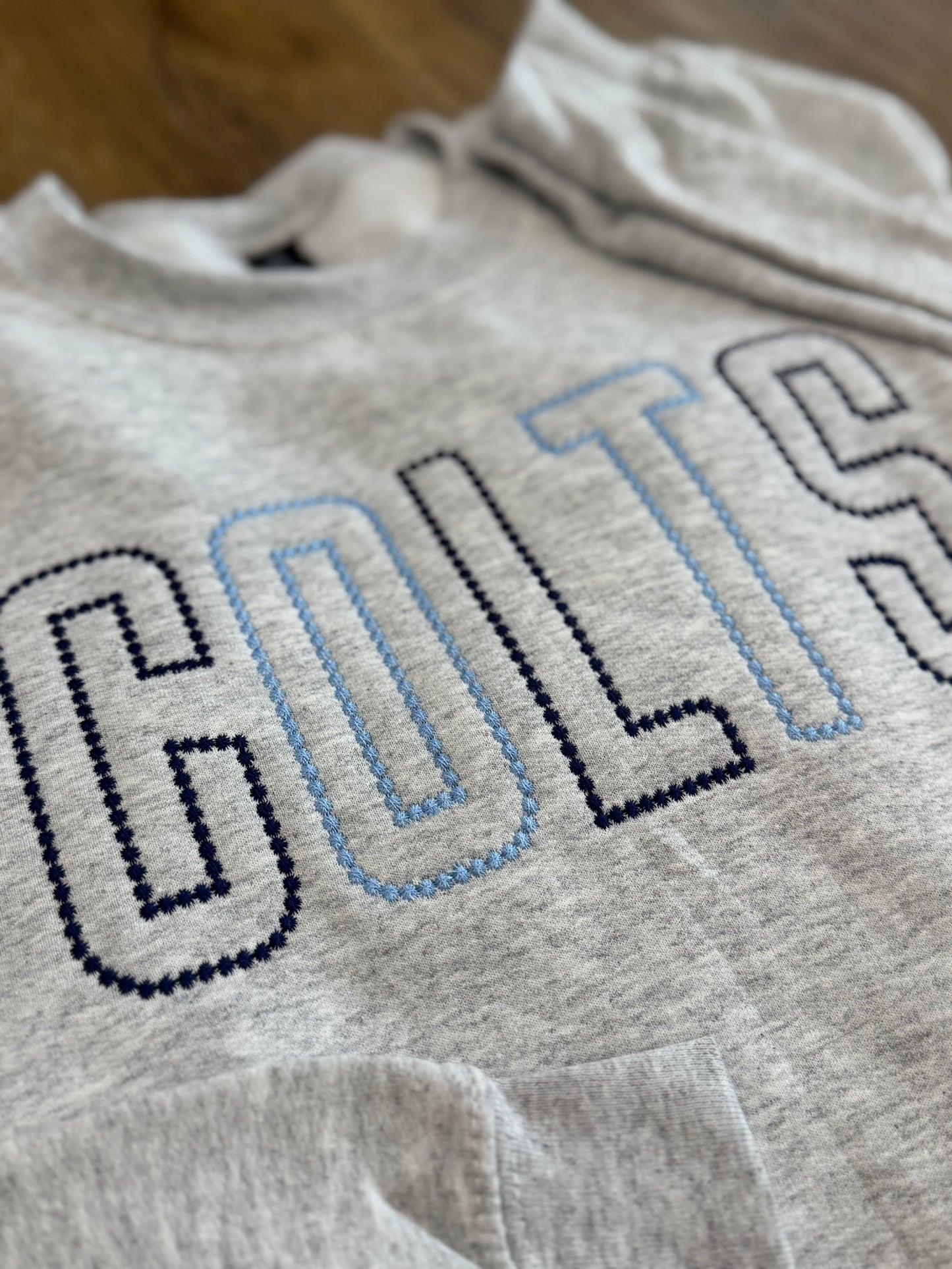 Colts Embroidered Dot Mascot