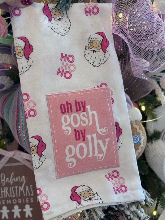 By Golly Santa Hand Towel.