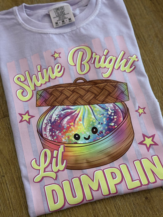 Purple Glitter Dumplin
