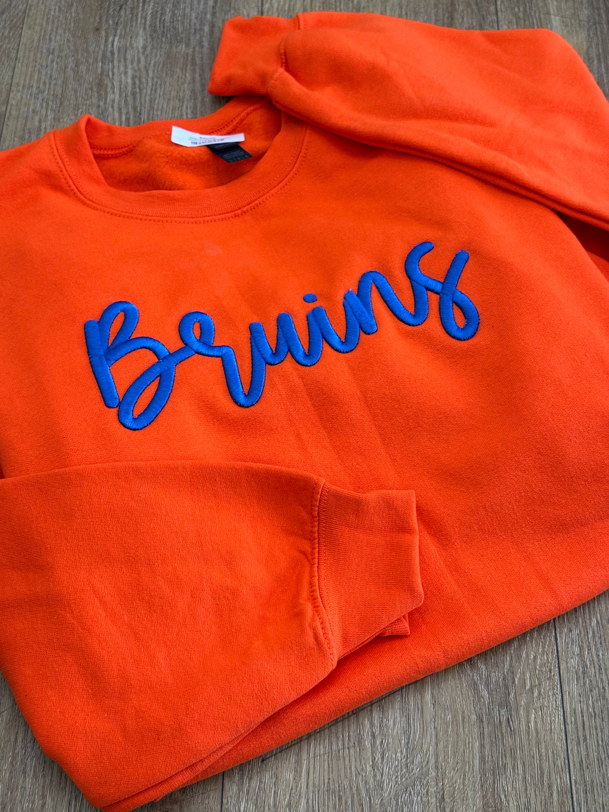 Bruins Puff Embroidery