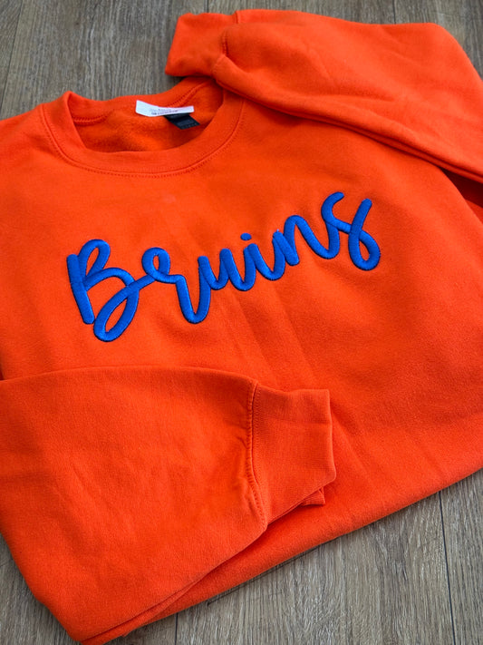 Bruins Puff Embroidery