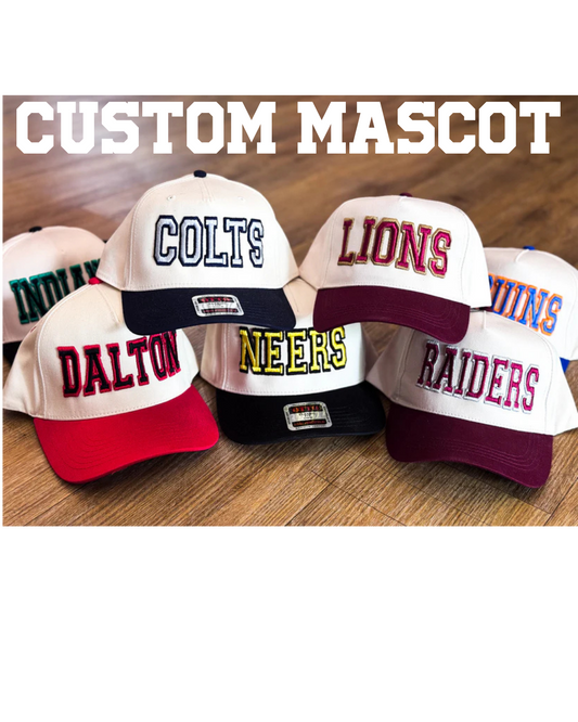 Custom Embroidered Mascot Cap