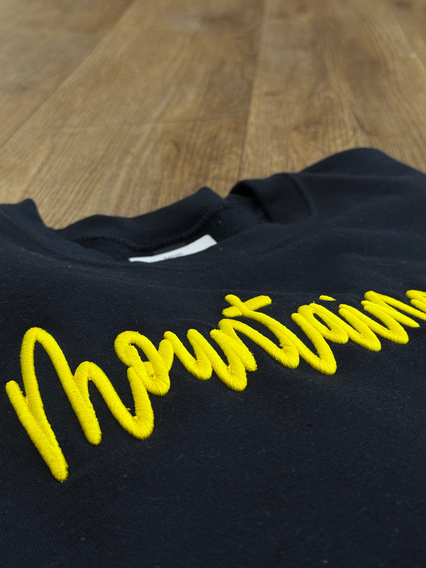 Mountaineers Puff Embroidery