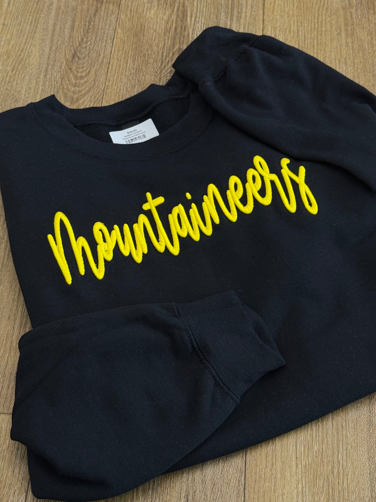 Mountaineers Puff Embroidery