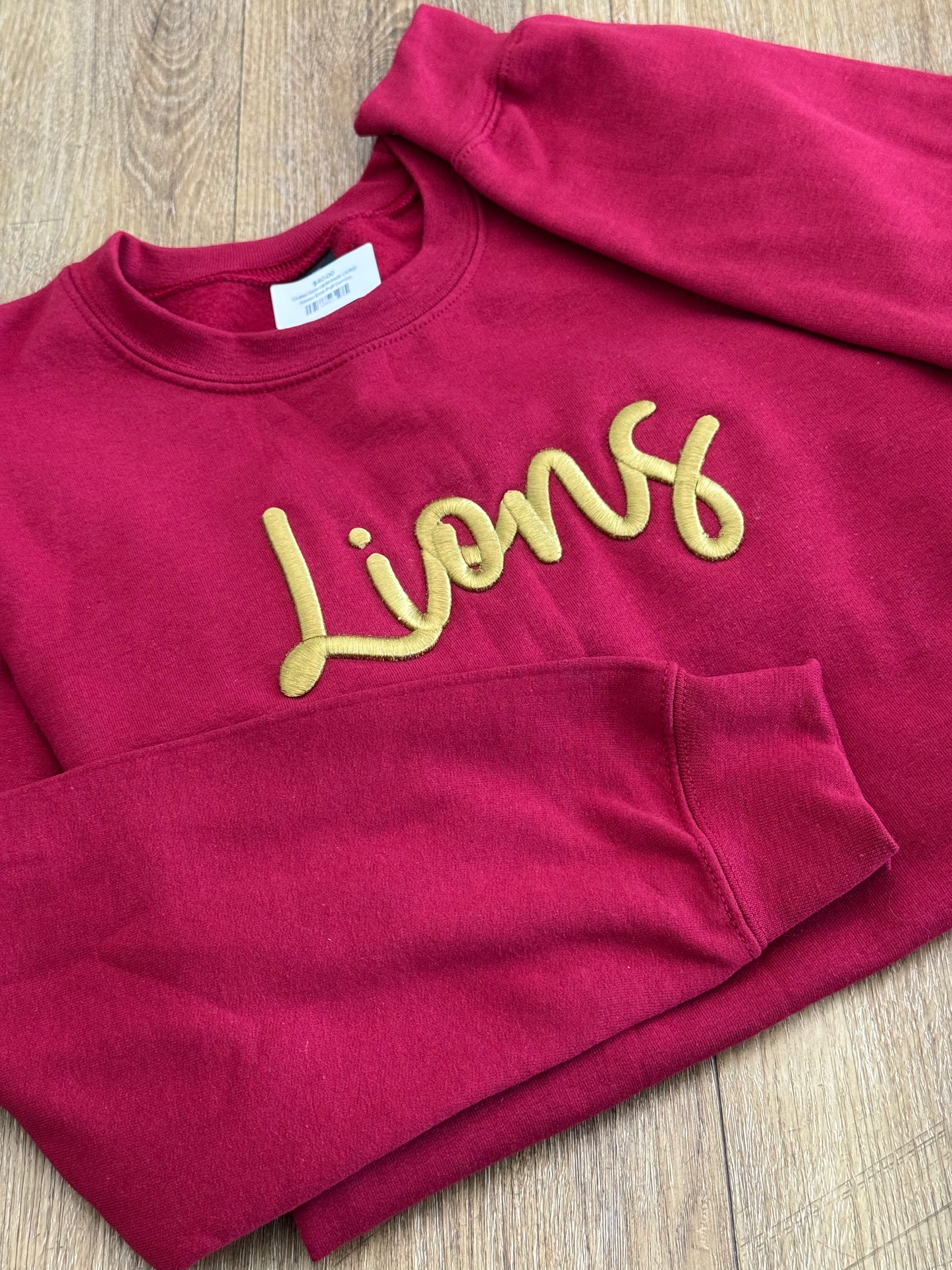 Lions Puff Embroidery