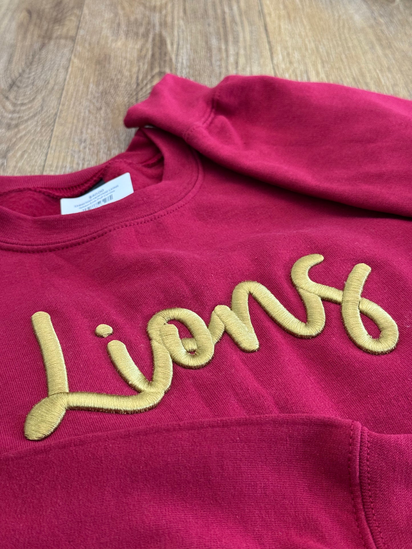 Lions Puff Embroidery