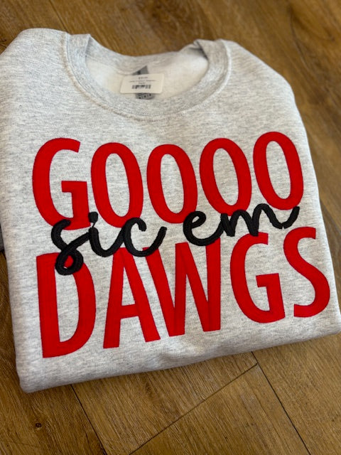 sic em crewneck sweatshirt