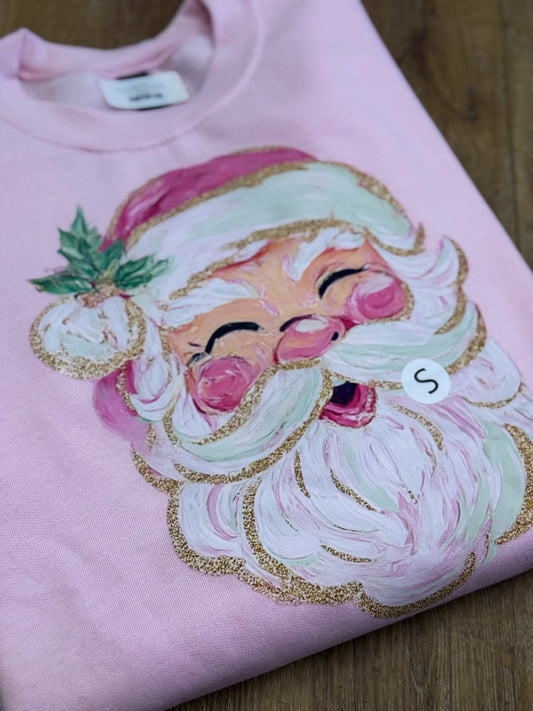 Pink Blushing Santa