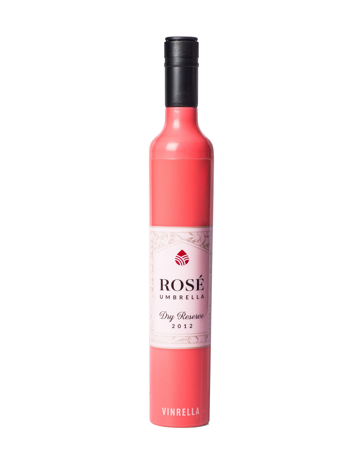 Rosé Wine Bottle Umbrella - Classic Label