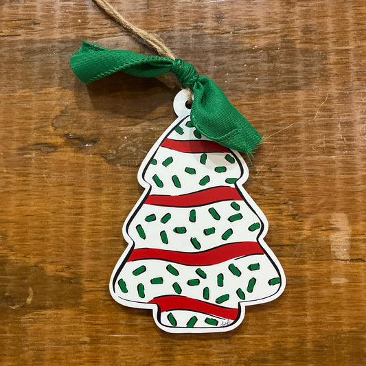 Christmas Tree Cake Ornament