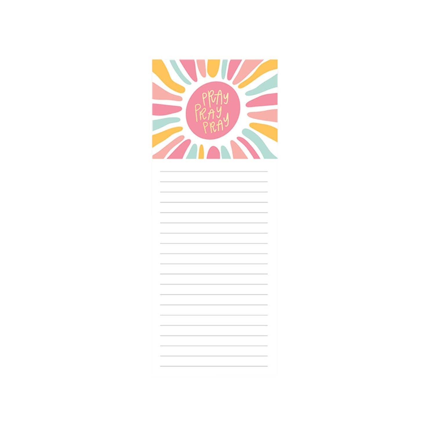 Magnetic Notepad | Pray Pray Pray – The Green Door General Store