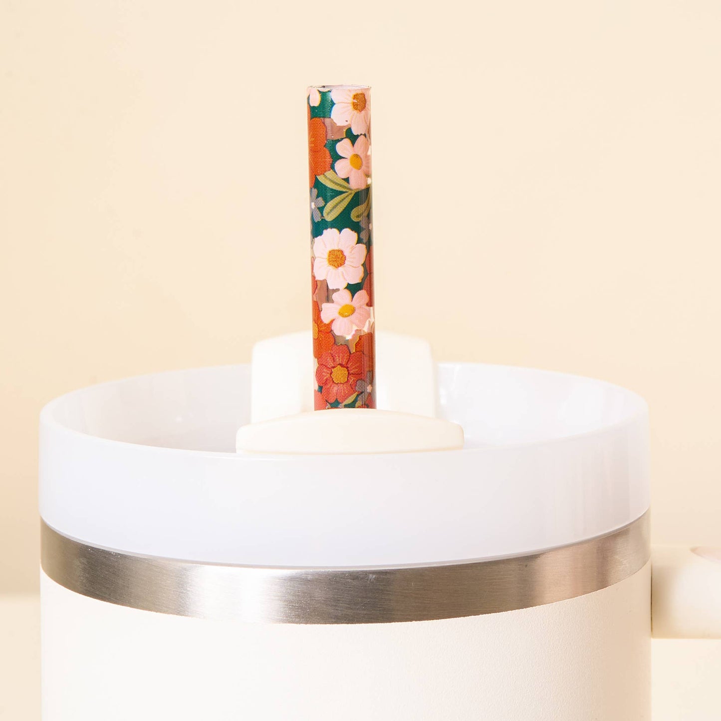 40 oz Tumbler Straw Set-Wild About You Teal