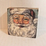 Block Sign santa